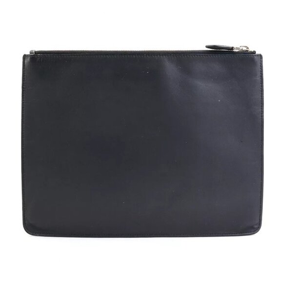 Auth GIVENCHY Clutch Bag Black/Multicolor Leather authentic - Picture 3 of 13